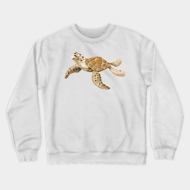 Turtle Crewneck Sweatshirt by Rowena Aitken